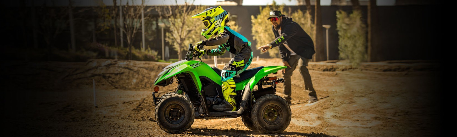 2023 Kawasaki KFX® 50 ATV for sale in Progressive Powersports Arlington, Arlington, Texas